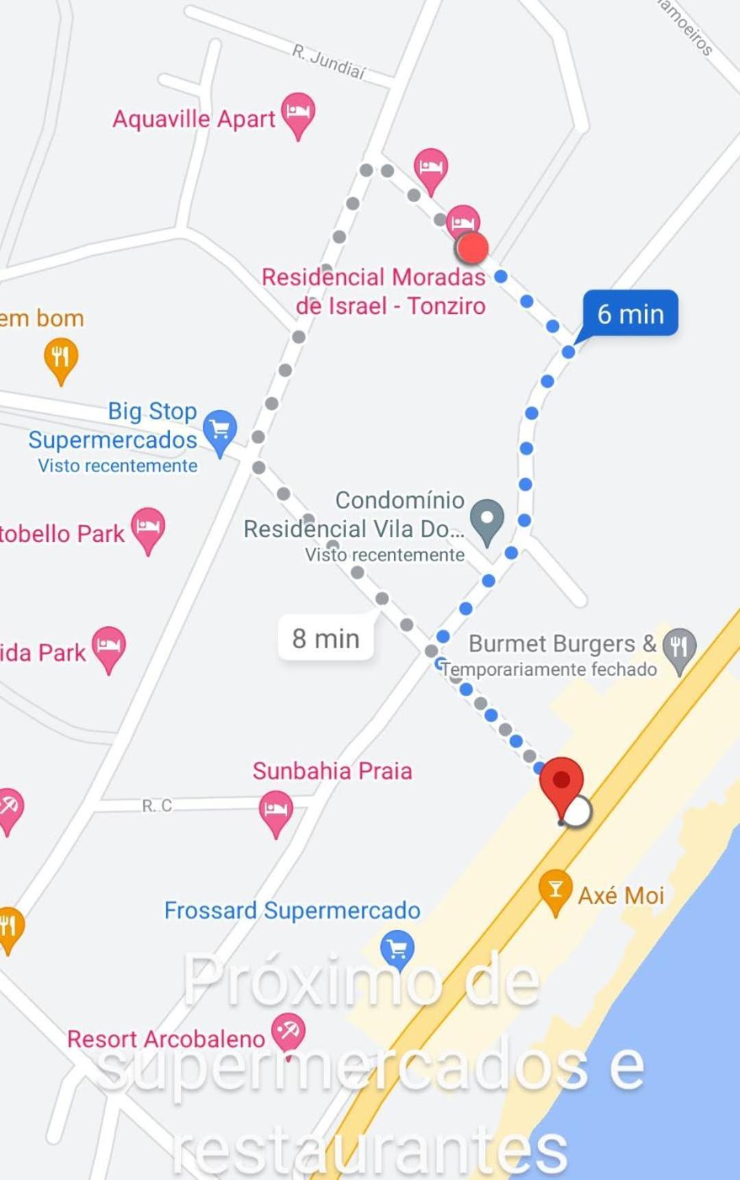 Casa Praia De Taperapuan Em Porto 塞古罗港 外观 照片